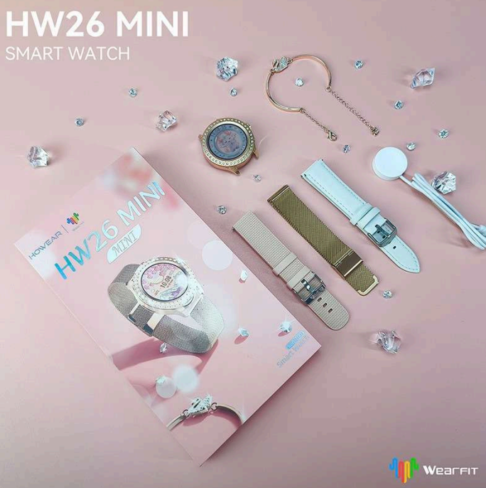 🔥 SMARTWATCH HW26 MINI (TRES CORREAS) + ACCESORIO – ESTILO, TECNOLOGÍA Y FUNCIONALIDAD EN TU MUÑECA 🔥